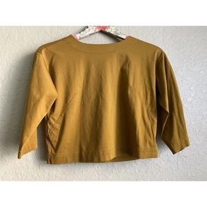 EVERLANE Women's Cotton Top Color Tapenade Size XXS